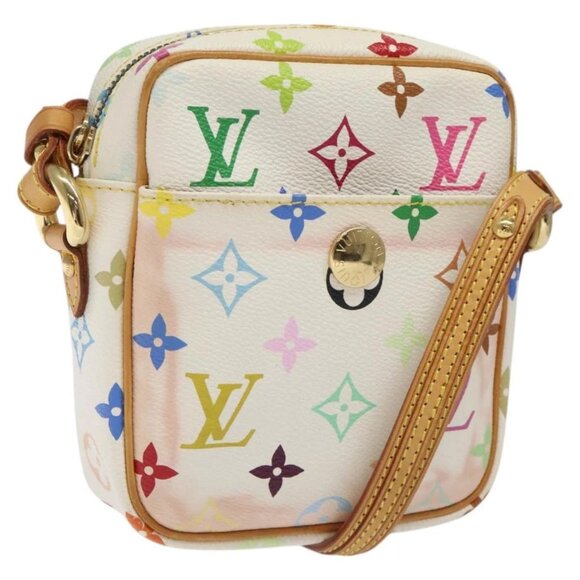 LOUIS VUITTON Monogram Multicolor lift Shoulder Bag White M40055 LV Auth 115206V - Picture 1 of 16